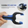 SYEONKOS Nylon Spring Clamps 6Pcs, Plastic Heavy Duty Spring Clips, Extra Strength and Grip Clips for Home Improvement, Wood Working Projects and