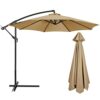 WUHNGD Replacement Parasol Cover 3m 8/6 Ribs Parasol Canopy Cover Replacement Patio Market Umbrella Waterproof Umbrella Replacement Top Shade Cov