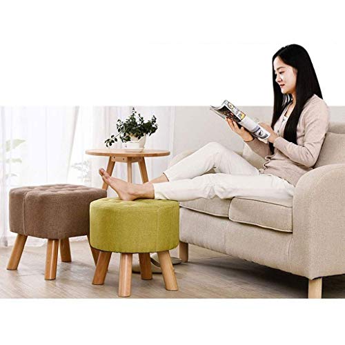 LUKEO Stool - Sofa Stool Solid Wood Small Stool Living Room Table Stool Fashion Makeup Stool