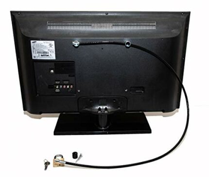 TV Security Lock Anti-Theft Cable Kit with 4' Cable and 40mm Padlock