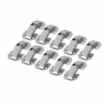 10pcs Cabinet Hinge No-Drilling Hole Furniture Hinges Soft Close Hinge for Inset Kitchen Cabinet Cupboard Wardrobe Doors