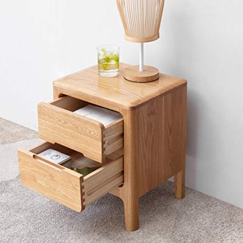 N/A All Solid Wood Bedside Table, Minimalist Bedroom Minimalist Storage Cabinet