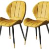 dining chair Kitchen Dining Room Furniture Chairs Living Room Chairs Set Of 2 Dining Chairs With Upholstered Seat and Cushioned Backrest Leisure