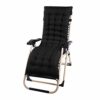 Wrighteu Sun Lounger Cushion Replacement Classic Garden Patio Thick Chair Recliner Relaxer Pad (grey)(No Chair)