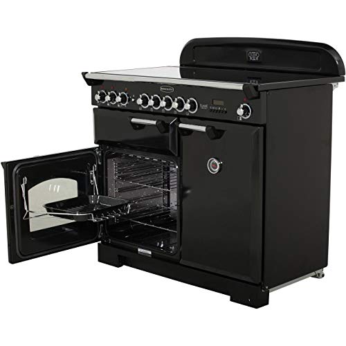 Rangemaster Classic Deluxe CDL100EIOG/C 100cm Electric Range Cooker with Induction Hob - Olive Green