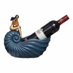 ZYZMH Wine Rack Character Decoration Creative Entrance Cabinet Living Room European Style Goblet Wine Bottle Rack Household