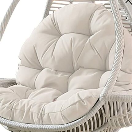 Tytlyworth Hanging Egg Chair Cushion - Thick Leisure Hanging Basket Chair Cushion - Washable Hanging Basket Chair Cushion Basket Egg Chair Cushio