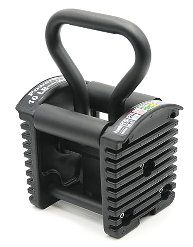 PowerBlock Pro Series Kettlebell Handle – Compatible Pro Series Dumbbells, Strength Training Accessory, for Home Gym & Commercial Use, Workout Eq