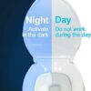 Toilet Night Light, Motion Sensor LED Night Lights,Two Modes with 8 Colors Changing Toilet Bowl Night Light for Bathroom Washroom, Perfect Detect