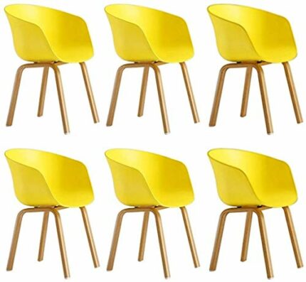 dining chair Kitchen Dining Room Furniture Chairs Kitchen Chairs Dining Chairs Set Of 6 Metal Imitation Wood Leg For Restaurant Kitchen Negotiati