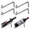SuproBarware Wine Rack - Stainless Steel Single Wine Bottle Holder Set of 12, Stylish Wine Bottle Organizer Great for Wine Lovers, Countertop Liq
