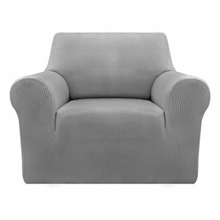 Deconovo Sofa Cover Fitted Spandex Armchair Covers Sofa Furniture Protector Slipcover Elastic Fabric Jacquard Stretch Anti-wrinkle Slip Resistant