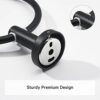 SARIHOSY Round Towel Ring Matt Black Bath Towel Rail Bathroom Kitchen, Hanging Towel Hanger Bathroom Accessories Hotel Square, Hand Towel Rail Ho