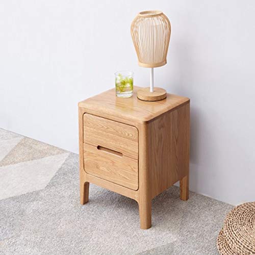 N/A All Solid Wood Bedside Table, Minimalist Bedroom Minimalist Storage Cabinet