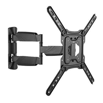 ACT TV Wall Mount Swivel for 23-55 inch, Max VESA 400x400mm, TV Bracket incl. Cable Management System, Max. Load 35KG - AC8354