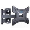 PERLESMITH TV Wall Bracket for Most 13-42 Inch TVs, 20kg Weight Capacity Max VESA 200x200mm, Solid and Sturdy TV Mount with Swivel Tilt Level Too