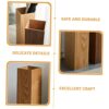 DOITOOL Wooden Umbrella Bucket Umbrella Holder Outdoor Outside Umbrellas Umbrella Stand Indoor Cane Stand Rack Walking Sticks Holder Folding Umbr