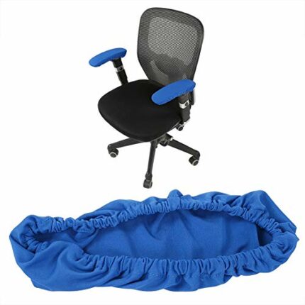 Office Chair Arm Cover Elastic Stretchable Armrest Cover Comfortable Chair Arm Pad Removable Chair Armrest Cover for Home Office and Bar(Blue)