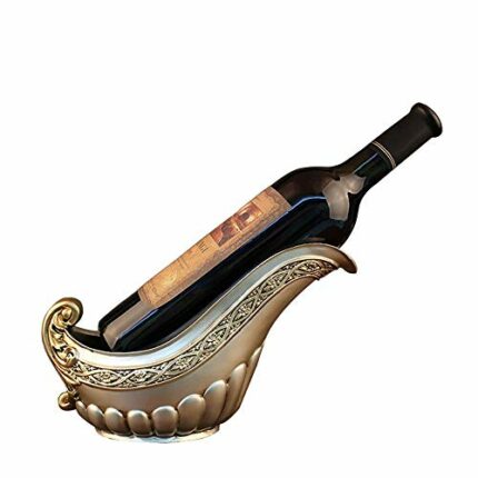 PIBM Stylish Simplicity Abstract Spoon Shape Resin Crafts Home Decoration Wine Rack Creative Bar Decoration Wine Cabinet Kitchen Living Room Gift