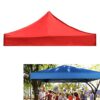 3x3m Gazebo Replacement Canopy Top Cover UV30+ Double Tiered BBQ Tent Cover for Patio Outdoor Yard Home Picnic Camping Party (Only Cover) Blue