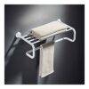 HIGOH Towel Rack Towel Rack Antique Brass Bathroom Towel Holder, Wall Mounted Towel Rack, Towel Shelf Bathroom Accessories, Brass Towel Rail Towe