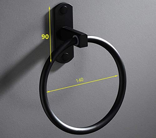 MEETOZ Towel Rings,Exemption Drill Hole Towel Rings,Towel Hanger Rings for Bathroom and Kitchen Suitable for Bathroom, Kitchen and Bathroom (Whit