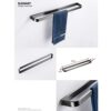 HIGOH Towel Racks,Towel Holder Towel Rail for Bathroom, Nordic Hand Towel Holder, Towel Single Rod, Bathroom Hardware