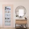 24-pair Over-the-door Medium-size Shoe Organizer, Shoes Storage Hanger Hanging Shelf with Heavy Duty Metal Holder Hooks Large Fabric Pockets Rack