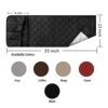 NICEYEA Sofa Chair Couch Armrest Organizer Caddy Anti-Slip Armchair Storage Bag Remote Control Holder for Recliner Couch with Pockets for Cellpho