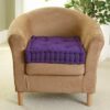ASDF Garden Furniture Pad, Outdoor/indoor Water Thicken 2 Seater Bench And Patio Furniture Pad Cushion 60x60cm green