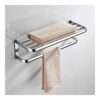 HIGOH Towel Racks, Bathroom Towel Rack Wall Mounted Towel Holder,Rose Bath Towel Bar,Bathroom Towel Rail,Brass European Towel Rack Towel Holder,A
