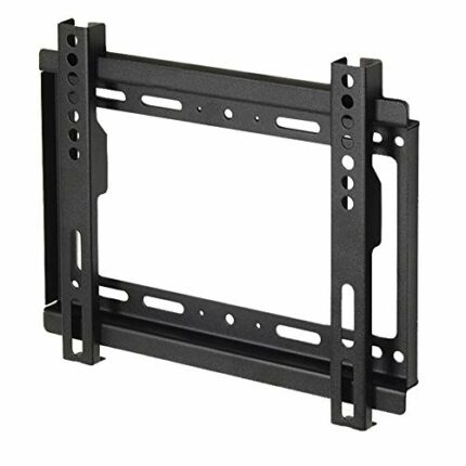 Maclean MC-698 B Wall Mount for Flat Screen LCD LED PLASMA 17-37 Inches up to 35 kg Black Spirit Level VESA 200 x 200