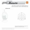 Classic Accessories Veranda Water-Resistant 43 Inch Patio Hanging Chair and Stand Cover, Patio Furniture Covers