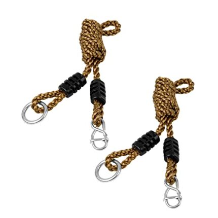 DEANKEJI 2 Pcs Swing Ropes Adjustable 1.8M Extension Rope Swing - Tree Swing Straps - Adjustable Hanging Ropes Suitable for Camping Hammocks, Swi