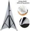 Speaker Stand Cover UCARE Universal Lighting Tripod Stand Scrim DJ Speaker Light Stand Skirt Cover Triple Sided 360 Degree Stretchable Speaker St