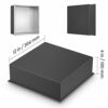 EXF Brushed Stainless Steel Shower Niche 12" X 12", No Tile Needed Recessed Waterproof Shower Shelf for Bathroom Kitchen Storage