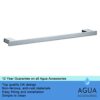 Agua Accessories Towel Rails Wall Mounted 48cm, Stainless Steel Towel Rack Hanging Cloths for Bathroom, Chrome Kitchen Towel Holder Bar is Hand T