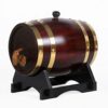 Stylish Simplicity Wine Shelf Oak Barrel Wine Barrel Wine Red Wine Barrel Household with Faucet Brewed Wine, PIBM, c, 3L