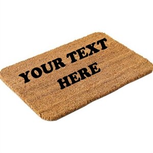 Personalised Stencilled Door Mat (60x40 Rounded Small)