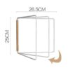 ARFUKA Hand Towel Holder Standing Fodable Towel Rack Headband Holder 3 Tier Tower Bar for Bathroom Kitchen Vanity Countertop White