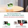 Stand for Ech0 Show 5 (3rd Generation) - PlusAcc Adjustable Mount Accessory with Tilt Function and Anti-Slip Base (White)