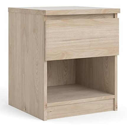 Furniture To Go | Naia, Oak, Bedside Table 1 Drawer 1 Shelf