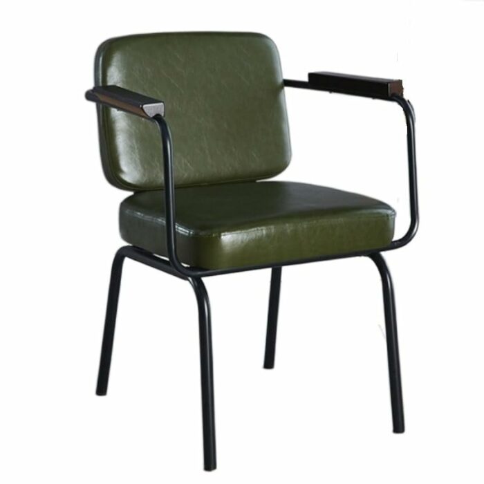 LIRUXUN Armrest Seat Cushion Dining Chairs Comfortable Upholstered Chair Backrest Bar Kitchen Furniture