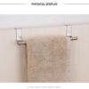 HIGOH Towel Racks, Towel Rail for Bathroom,5Pcs Stainless Steel Telesbath Towel Holder,Bathroom Towel Bar,Wall Mounted Towel Hanger,Single Hook D