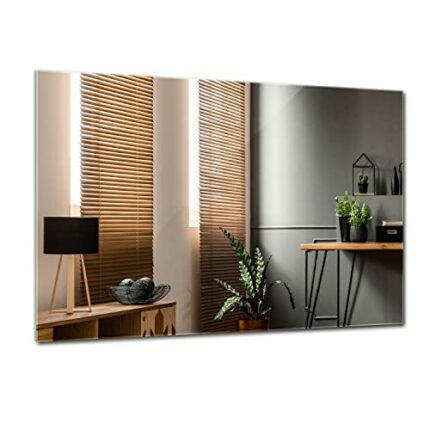 Tulup Mirror 23.6x15.7 / 60x40 cm Make-up Large Wall Decoration Bathroom Bedroom