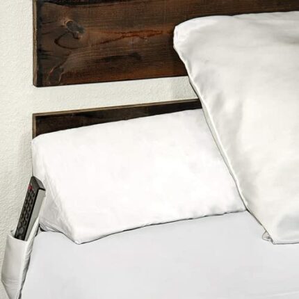 SnugStop The Original Bed Wedge Mattress Filler, Bed Wedge Pillow, Bed Headboard Pillow Wedge, Gap Filler Between Your Headboard and Mattress, Tr