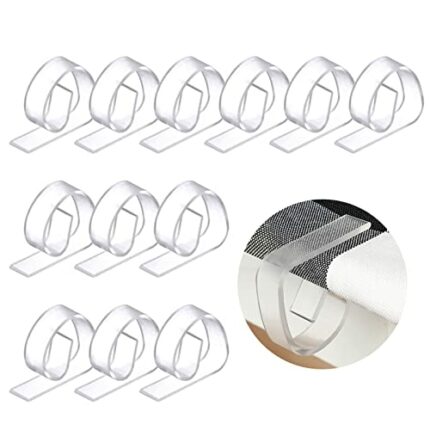 MSKS 12pcs Table Cloth Clips, Clear Table Clips, Tablecloth Clips for Outdoor Tables, Table Clamp, Dining Table Accessories, Tables Cloth Holder