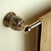 HIGOH Towel Racks,Towel Holder Towel Rail for Bathroom, Rose All Copper Hand Towel Holder, Light Towel Bar, Hardware Single Bar Towel Hangers