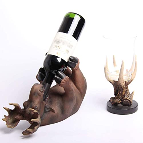 NEOCHY Wine Rack - Creative Wine Rack Decoration Display Home Wine Light