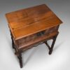 Antique Bible Box, English, Oak, Chest On Stand, William & Mary, Bespoke Frame